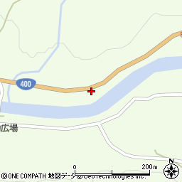 福島県昭和村（大沼郡）野尻（堰場）周辺の地図
