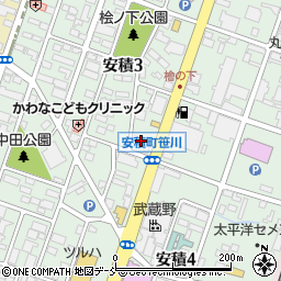 安積南部・滝田新聞店周辺の地図