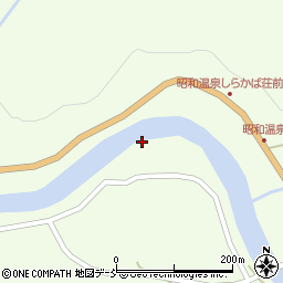 福島県大沼郡昭和村野尻中川原周辺の地図