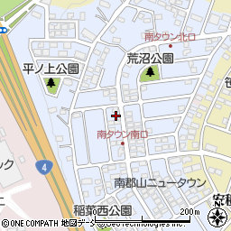 福島県郡山市安積町南長久保1丁目289周辺の地図