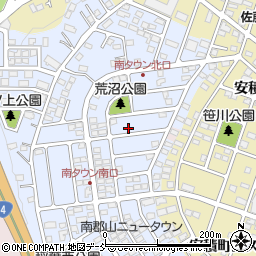 福島県郡山市安積町南長久保1丁目211周辺の地図