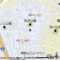 福島県郡山市安積町南長久保1丁目210周辺の地図