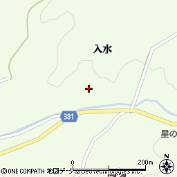 福島県田村市滝根町菅谷入水周辺の地図