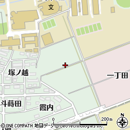 福島県郡山市田村町徳定館前周辺の地図