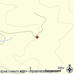 福島県郡山市湖南町中野南笠ケ森周辺の地図