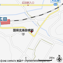 越後広田郵便局 ＡＴＭ周辺の地図