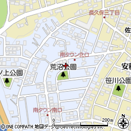 福島県郡山市安積町南長久保1丁目146周辺の地図