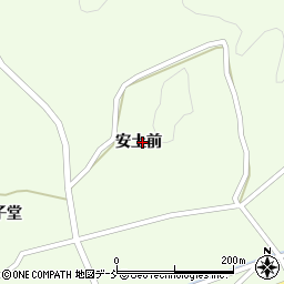 福島県田村市滝根町菅谷安土前周辺の地図