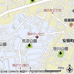 福島県郡山市安積町南長久保1丁目152周辺の地図