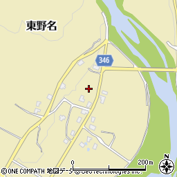 新潟県魚沼市東野名周辺の地図