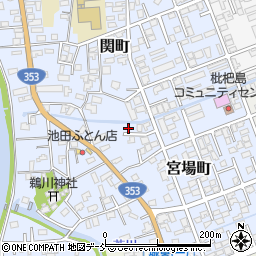 新潟県柏崎市宮場町周辺の地図