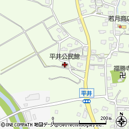 平井公民館周辺の地図