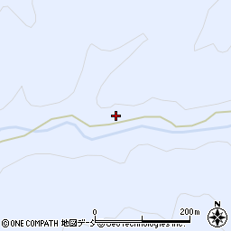 福島県只見町（南会津郡）布沢（木地）周辺の地図