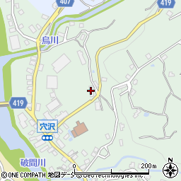 新潟県魚沼市穴沢246周辺の地図