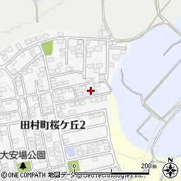 福島県郡山市田村町桜ケ丘2丁目71周辺の地図