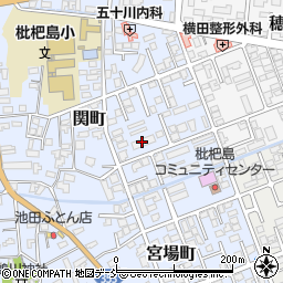 東京電力ホールディングス柏崎刈羽原子力発電所新関町社宅周辺の地図