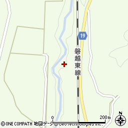 福島県田村市滝根町菅谷島ノ松周辺の地図