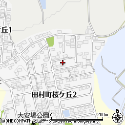 福島県郡山市田村町桜ケ丘2丁目97周辺の地図