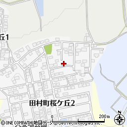 福島県郡山市田村町桜ケ丘2丁目103周辺の地図