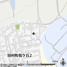 福島県郡山市田村町桜ケ丘2丁目47周辺の地図