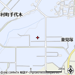 福島県郡山市田村町手代木（道場窪）周辺の地図