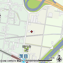 新潟県柏崎市茨目周辺の地図
