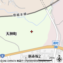 新潟県柏崎市天神町周辺の地図