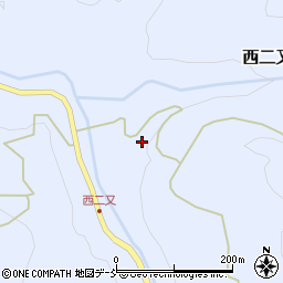 石川県輪島市西二又町ホ周辺の地図