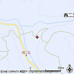 石川県輪島市西二又町（ホ）周辺の地図