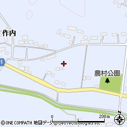 福島県田村市大越町栗出中ノ内周辺の地図