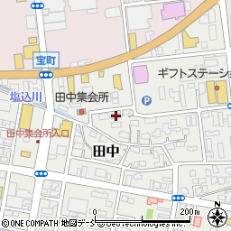りんご館田中町周辺の地図