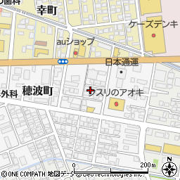 新潟県柏崎市穂波町周辺の地図