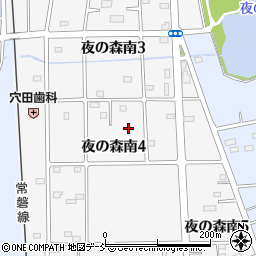 福島県双葉郡富岡町夜の森南4丁目22周辺の地図