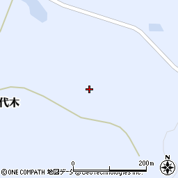 福島県郡山市田村町手代木（無ノ草）周辺の地図