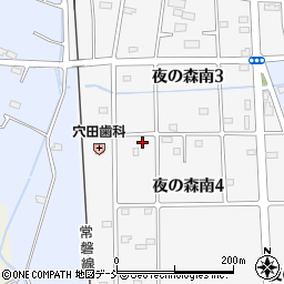 福島県双葉郡富岡町夜の森南4丁目2周辺の地図