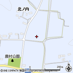 福島県田村市大越町栗出周辺の地図