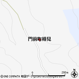 石川県輪島市門前町樽見周辺の地図
