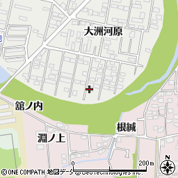 福島県郡山市安積町日出山大洲河原184周辺の地図