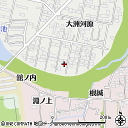 福島県郡山市安積町日出山大洲河原176周辺の地図