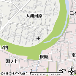 福島県郡山市安積町日出山大洲河原206周辺の地図