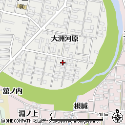 福島県郡山市安積町日出山大洲河原194-1周辺の地図