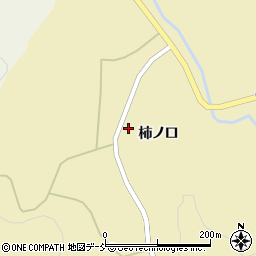 福島県郡山市中田町海老根柿ノ口周辺の地図