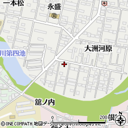 福島県郡山市安積町日出山大洲河原128-3周辺の地図