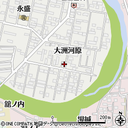 福島県郡山市安積町日出山大洲河原92周辺の地図