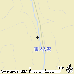 東ノ入沢周辺の地図
