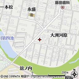 福島県郡山市安積町日出山大洲河原110周辺の地図