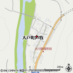 福島県会津若松市大戸町大字芦牧周辺の地図