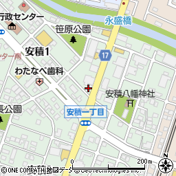 まるほ弁当グループ安積店周辺の地図