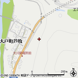 福島県会津若松市大戸町大字芦牧（居平）周辺の地図
