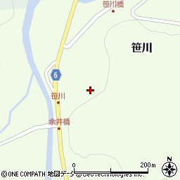 石川県鳳珠郡能登町笹川ハ92周辺の地図